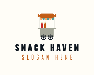 Sausage Food Cart logo design