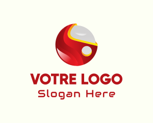 3d - Web Global Tech logo design