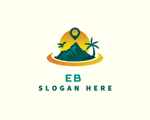 Island Vacation Travel Logo