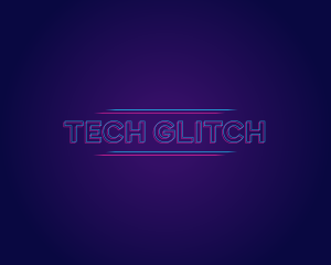 Glitch Gaming Tech logo design