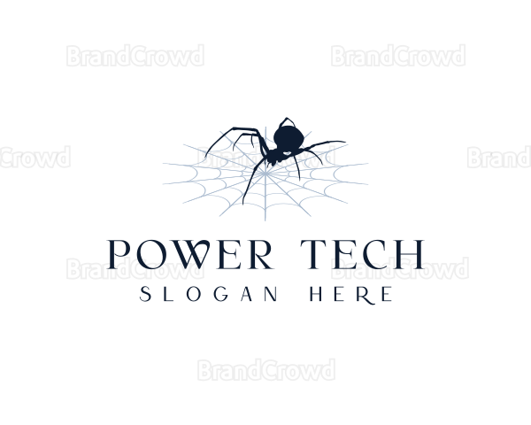 Spider Arachnid Cobweb Logo