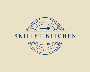 Cutlery Kitchen Restaurant logo design