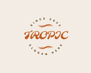 Tropical Surfer Apparel logo design