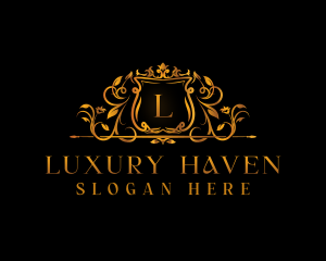 Luxury Floral Ornament logo design