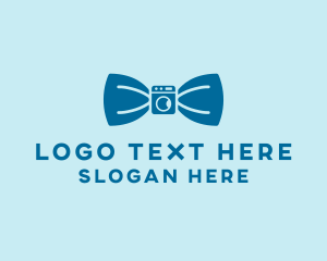 Laundromat - Bow Tie Dry Cleaning logo design