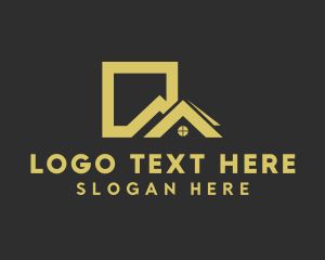 Town House - Home Renovation Roof logo design
