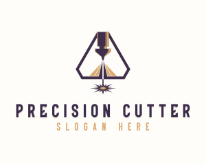 Industrial CNC Laser Manufacturer logo design