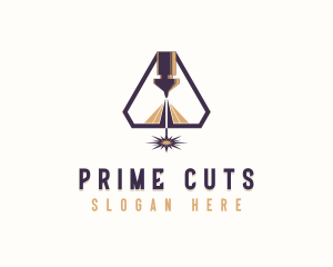 Industrial CNC Laser Manufacturer logo design