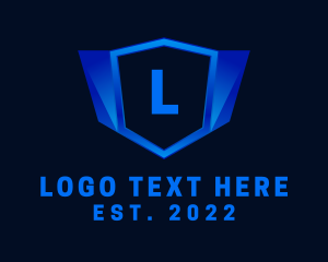 Shield - Generic Tech Safety Shield Letter logo design