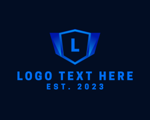 High Tech - Cyber Safety Security Shield logo design