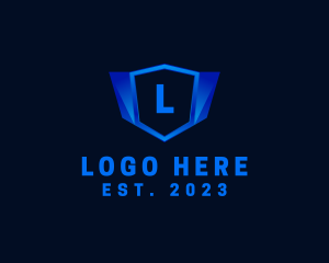 Cyber Safety Security Shield   logo design