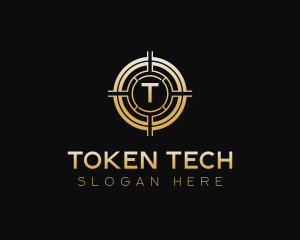 Token - Blockchain Crypto Token logo design