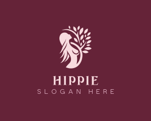 Eco - Organic Feminine Beauty logo design