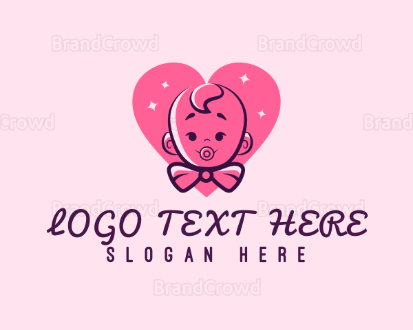Cute Baby Love Logo