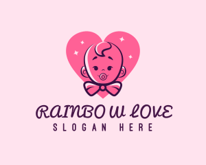 Cute Baby Love  logo design