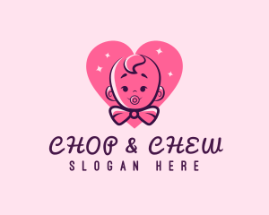 Love - Cute Baby Love logo design