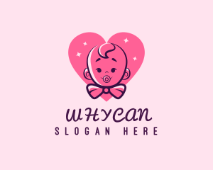 Heart - Cute Baby Love logo design