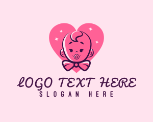 Baby - Cute Baby Love logo design