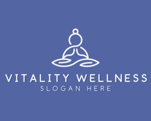 Wellness Yoga Holistic logo design