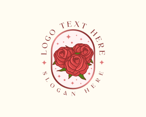 Gardening - Rose Flower Bloom logo design