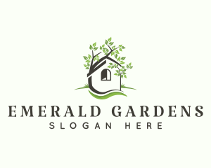 House Tree Landscaping logo design