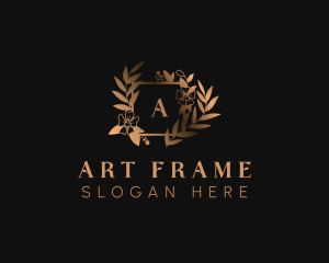 Frame - Wedding Wreath Frame logo design