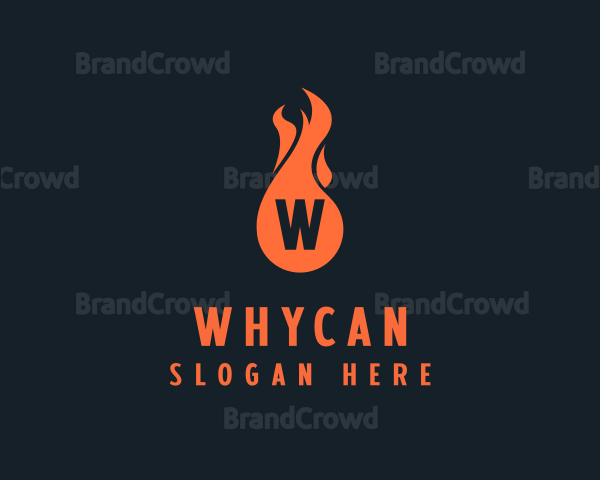 Fire Burning Flame Logo