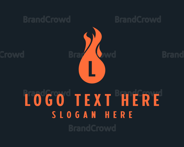 Fire Burning Flame Logo