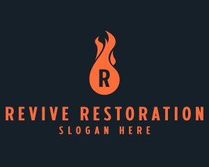 Fire Burning Flame  Logo