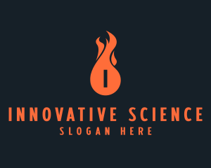 Burn - Fire Burning Flame logo design