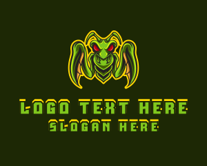 Insect - Mantis Gaming Avatar logo design