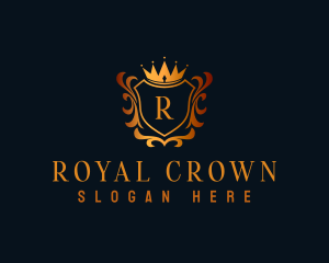 Royal Crest Crown logo design