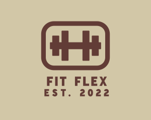 Dumbbell - Fitness Dumbbell Gym logo design