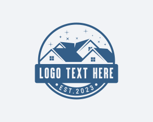 Real Estate - Home Roofing Renovation logo design