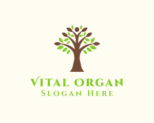 Organic Tree Wellness  logo design