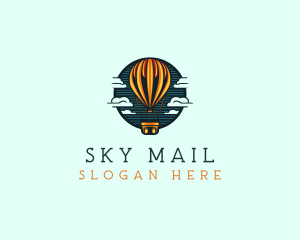 Travel Hot Air balloon  logo design