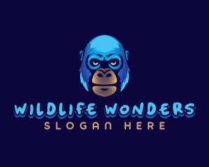 Wildlife Monkey Ape logo design