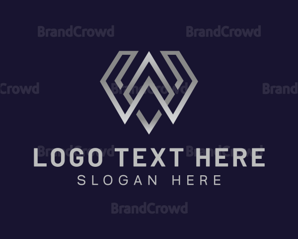 Professional Premium Company Letter W Logo