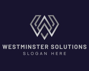 Professional Premium Company Letter W logo design