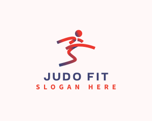 Judo - Sports Athletic Player logo design