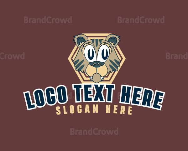 Retro Tiger Animal Logo