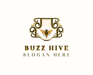 Bee - Apothecary Honey Bee logo design