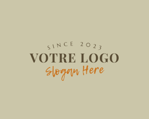 Stylish - Stylish Retro Wordmark logo design