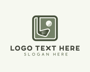 Golfing - Sports Golf Golfer logo design