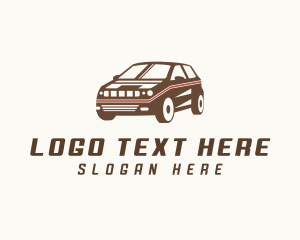 Driving - SUV Car Auto Detailing logo design