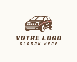 SUV Car Auto Detailing Logo