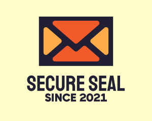Envelope - Orange Envelope Mail logo design