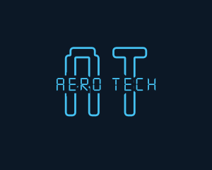 Futuristic Cyber Tech  logo design