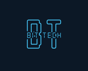 Futuristic Cyber Tech  logo design