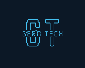 Futuristic Cyber Tech  logo design